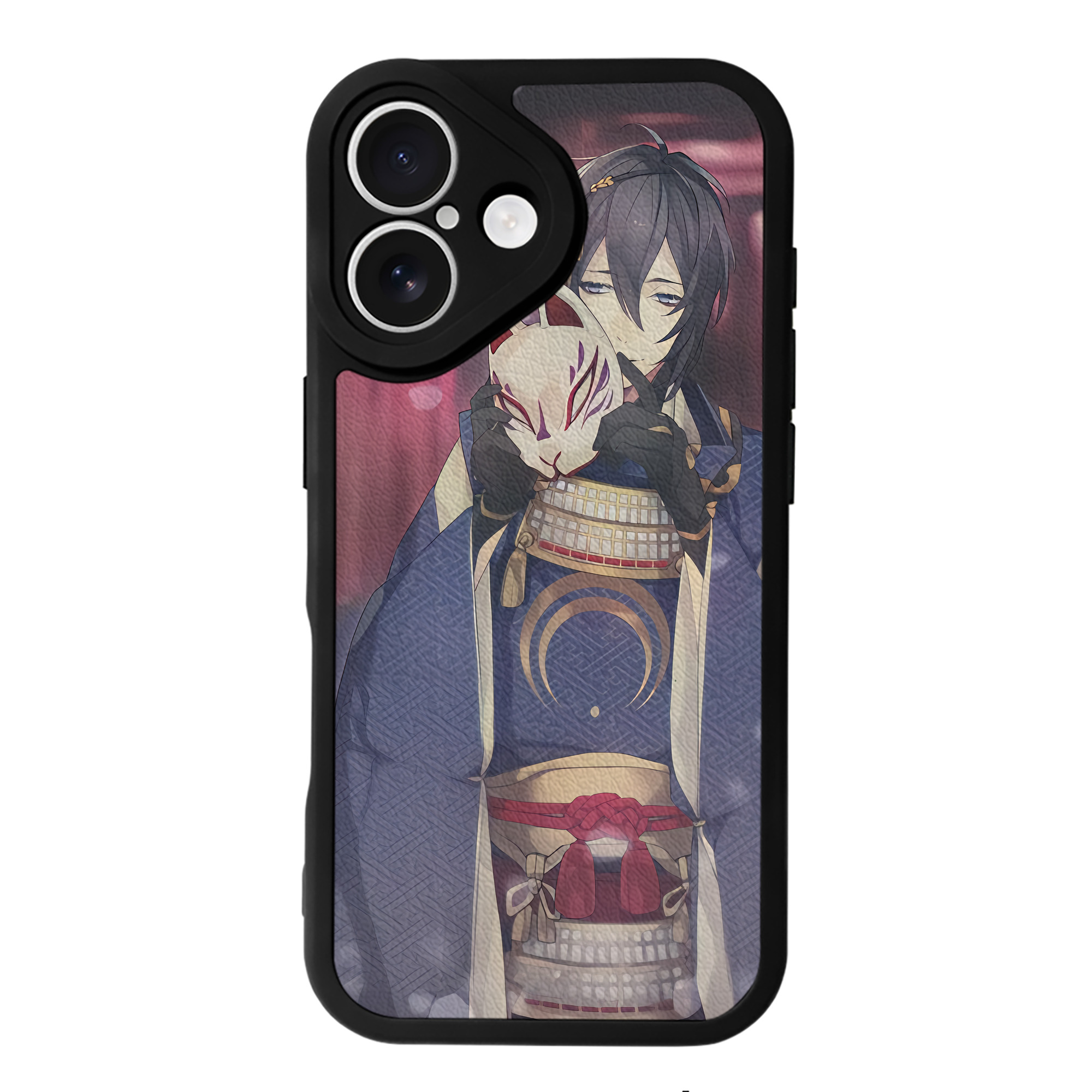 （画像用） 刀剣乱舞 Touken Ranbu 【iPhone 16シリーズ対応】シリコンスマホケース（レザー調） 材質：シリコン